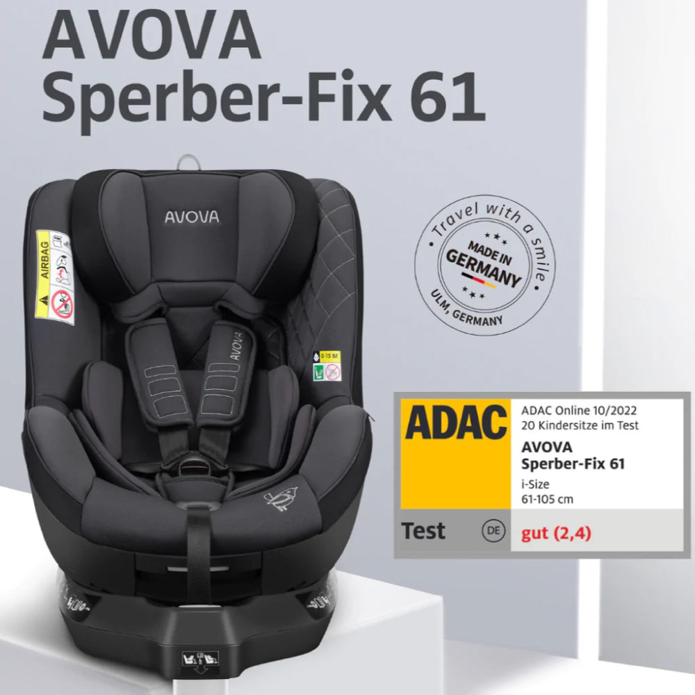 Scaun auto Avova Sperber-Fix 61 Maple Red