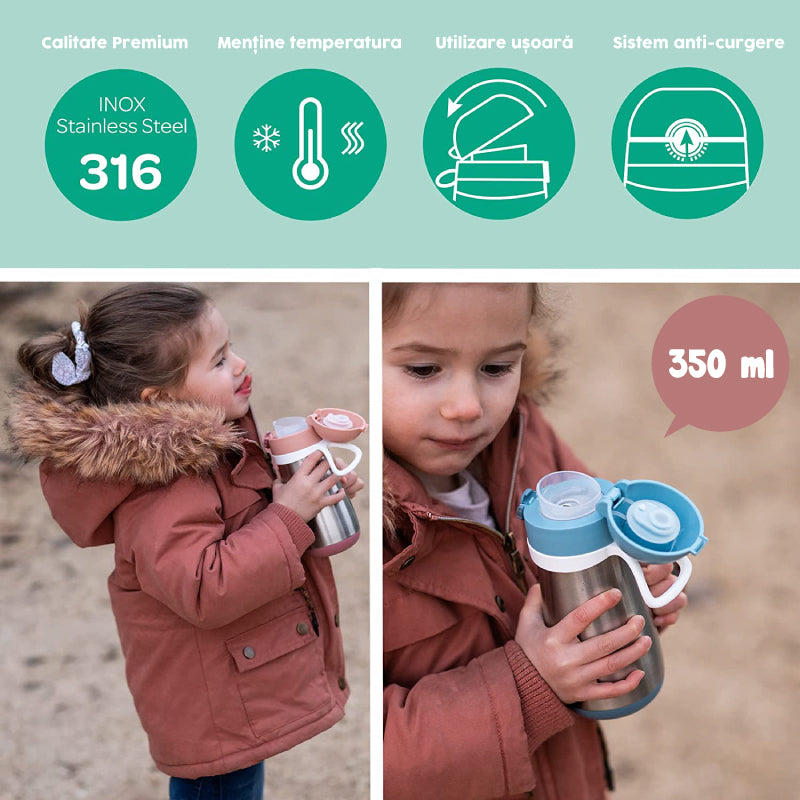 Termos Beaba 350 ml Old Pink