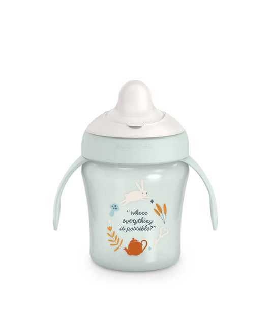 Cana de antrenament cu tetina Suavinex Wonderland 200 ml