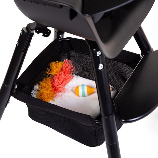 Cos accesorii pentru scaun de masa Childhome Evolu, Negru