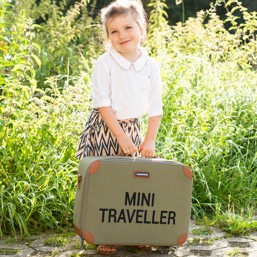 Valiza pentru copii Childhome Mini Traveller Kaki