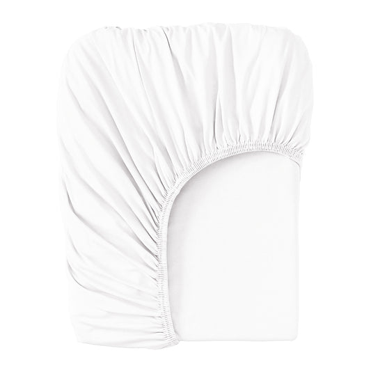 Cearsaf saltea 75x95 cm Childhome, Bumbac Organic Alb