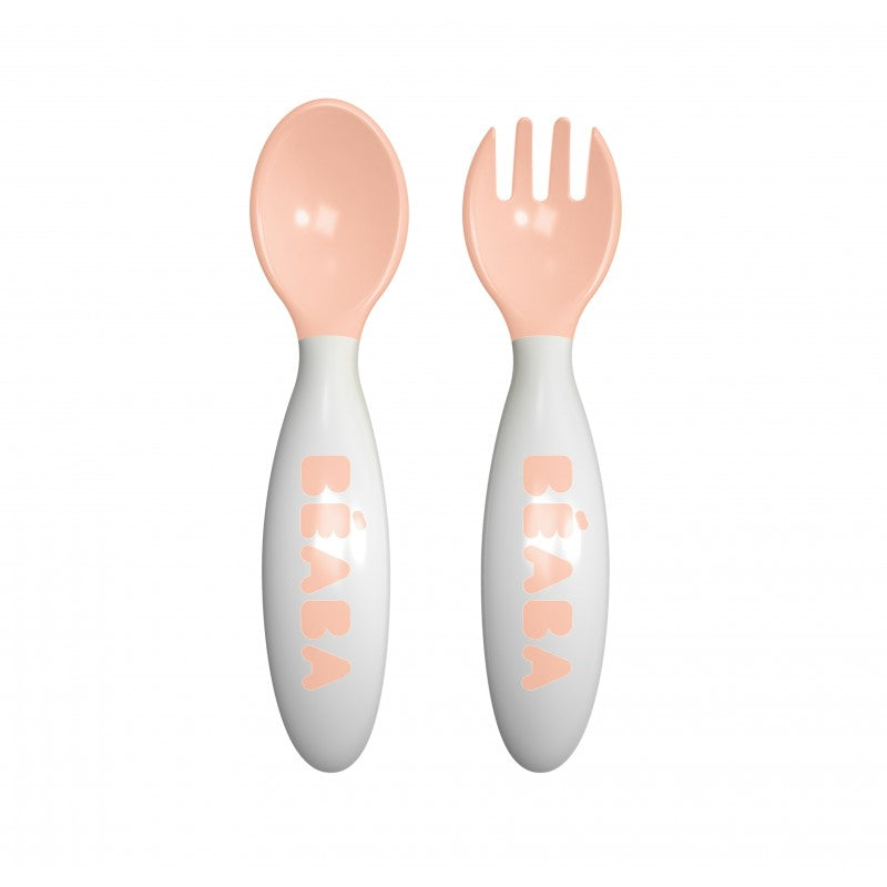 Set lingurita si furculita ergonomica- Nude