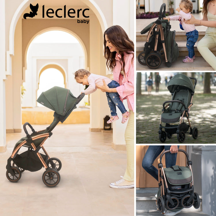 Carucior Leclerc Influencer XL Black Brown