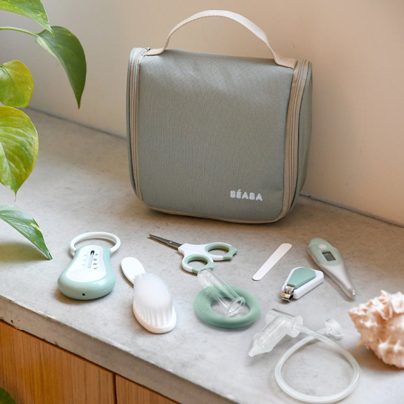 Set complet de ingrijire Beaba Sage Green