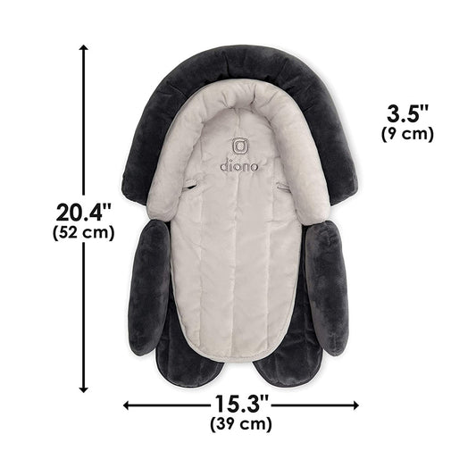 Insert Nou-Nascut Diono Cuddle Soft Gri 2-in-1 pana la 6.8 kg