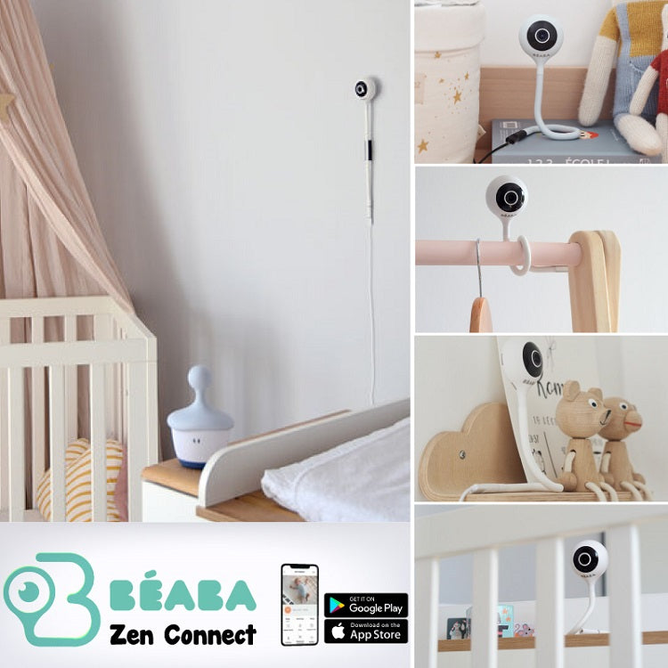Video Monitor Digital + Wi-Fi Beaba ZEN Connect Pearl Grey