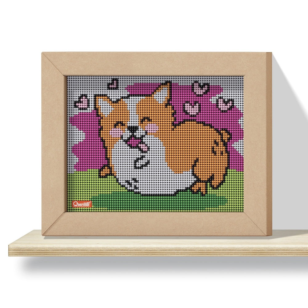 Quercetti Pixel Art Kawaii 4 planse Design Corgi