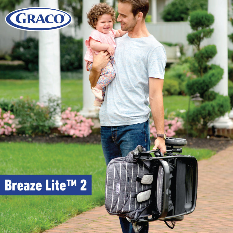 Cărucior Graco Breaze Lite 2 Black Ultra-Ușor Compact