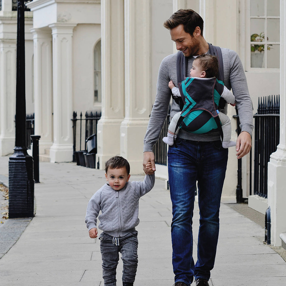 Sistem de purtare Venture Charcoal Grey Black Zigag