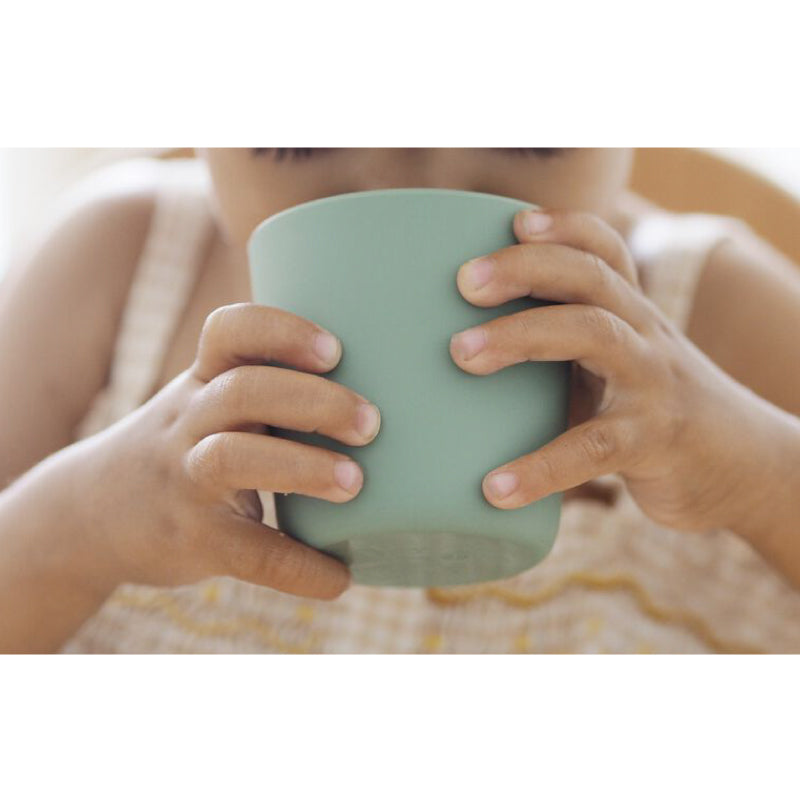 Pahar silicon Beaba Sage Green