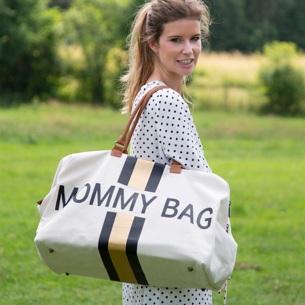 Geanta de infasat Childhome Mommy Bag Ivoire