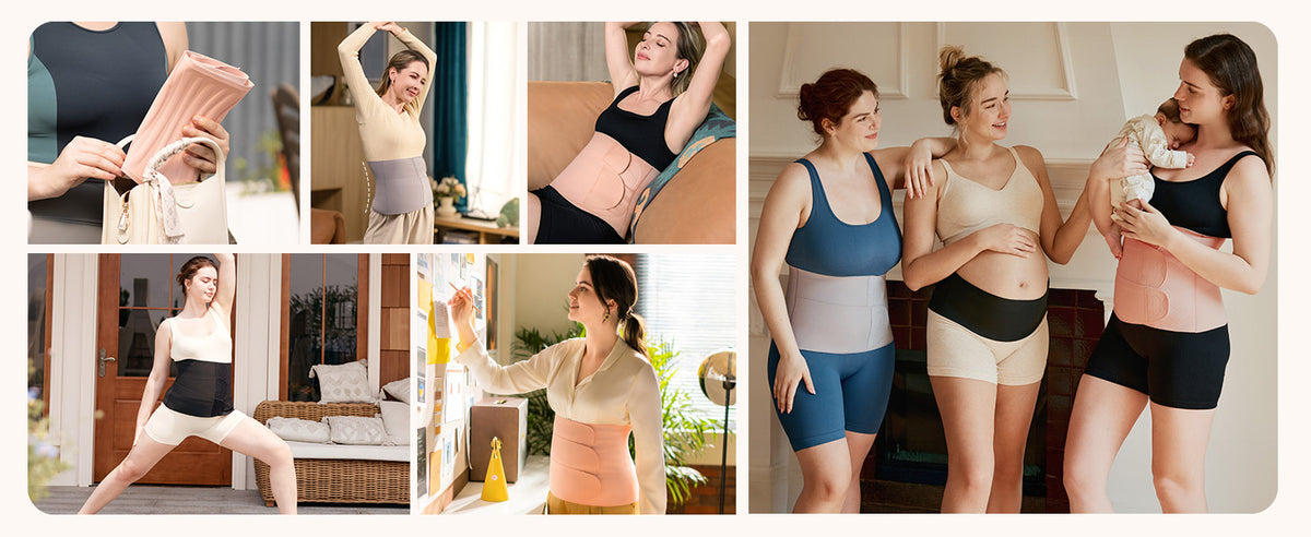 Ghid marimi centura postpartum Momcozy Ergowrap