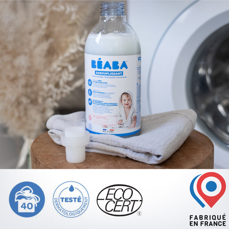 Balsam de rufe Beaba Flori de Mar 1 L 40 spalari, Certificat Ecocert