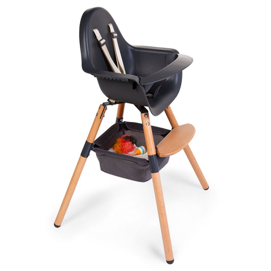 Cos accesorii pentru scaun de masa Childhome Evolu, Antracit