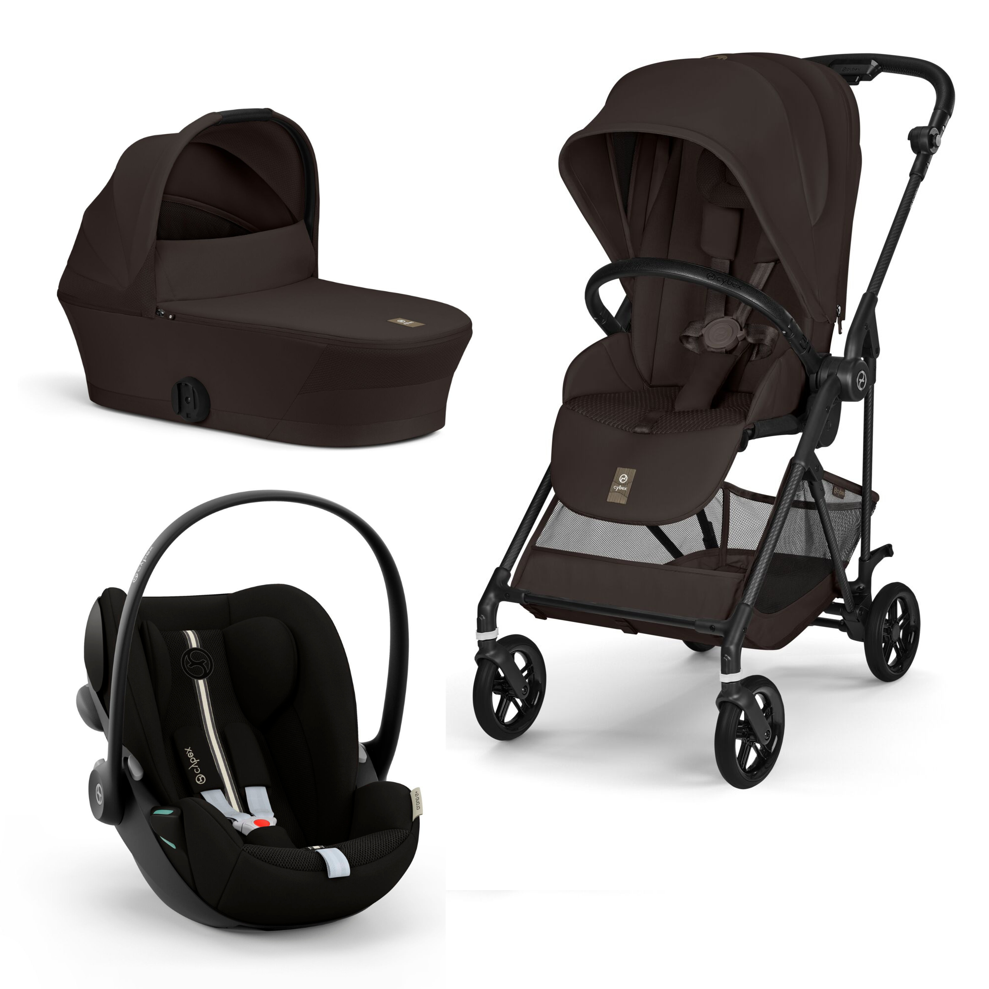 cybex scoica Pachet 3 în 1 Cybex Melio + Scoică Cloud G i-Size