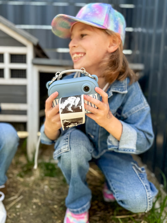 Aparat foto digital pentru copii cu functie de printare instant- Hoppstar Artist