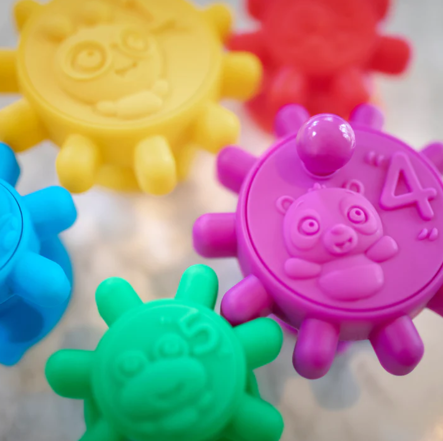 Baby Einsten - Set jucarii senzoriale Ventuzele vesele