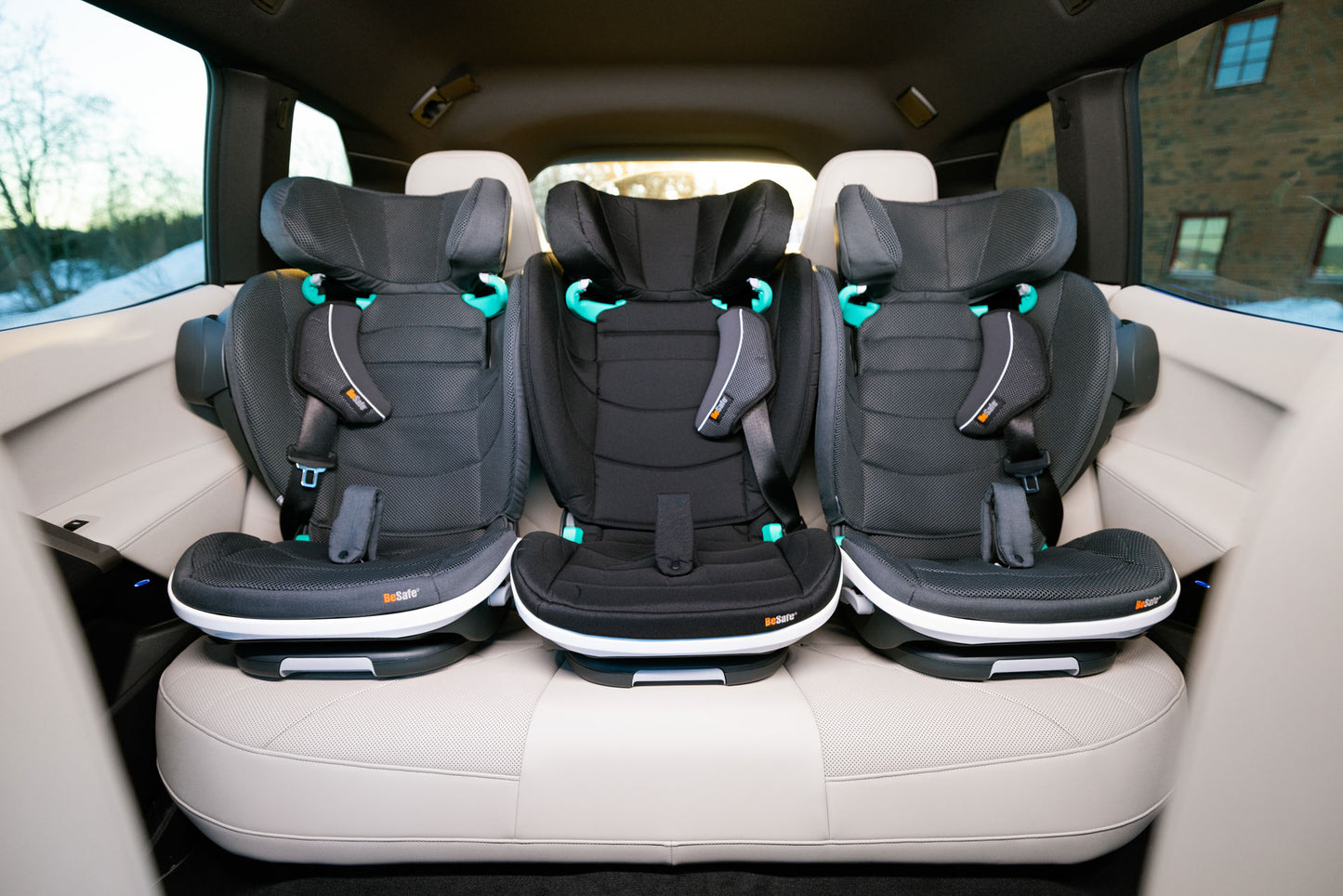 Scaun Auto Copii BeSafe Flex FIX² Peak Mesh