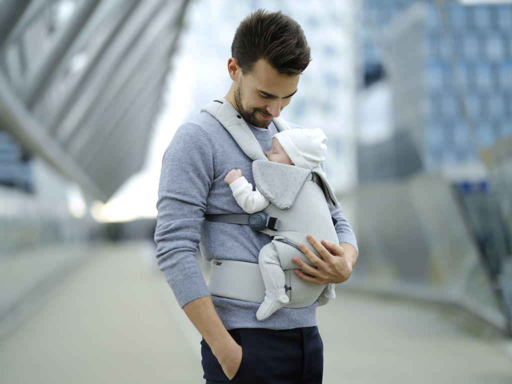 BeSafe Haven™ - Sistem de Purtare Ergonomic Premium Haze Leaf | 0-3 ani