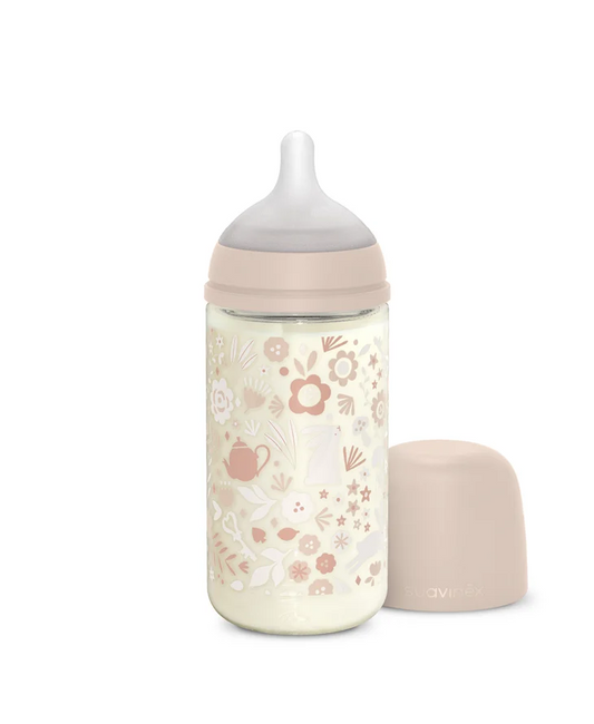 Biberon anticolici din sticla Suavinex Wonderland cu tetina SX Pro