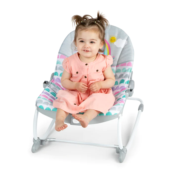 Bright Starts - Balansoar Rosy Rainbow 2 în 1