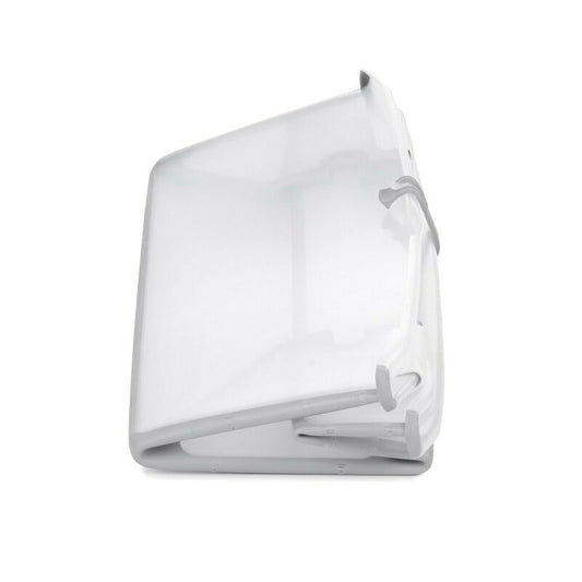 Cadita de baie cu pliere ultra-compacta, Jane, Oasis, Cu doua manere, 68 x 42 x 26 cm, Conform cu standardul european de siguranta EN 17072:2018, Botanic