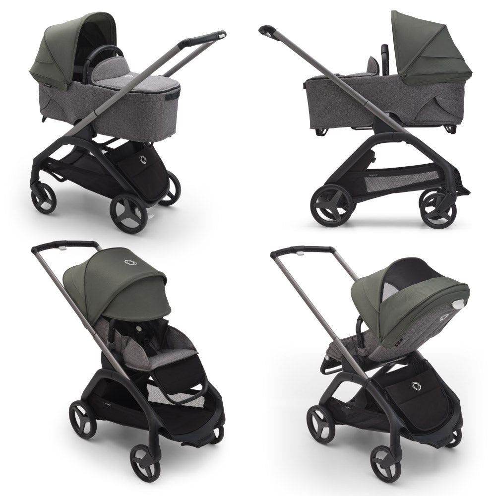 Capotina carucior Bugaboo Dragonfly Forest Green