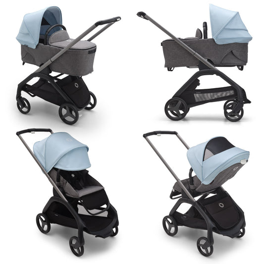 Capotina carucior Bugaboo Dragonfly Skyline Blue