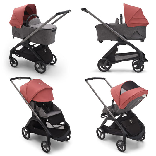 Capotina carucior Bugaboo Dragonfly Sunrise Red