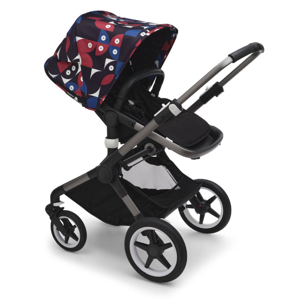 Capotina carucior Bugaboo Fox 3 Lynx Animal Explorer Red Blue