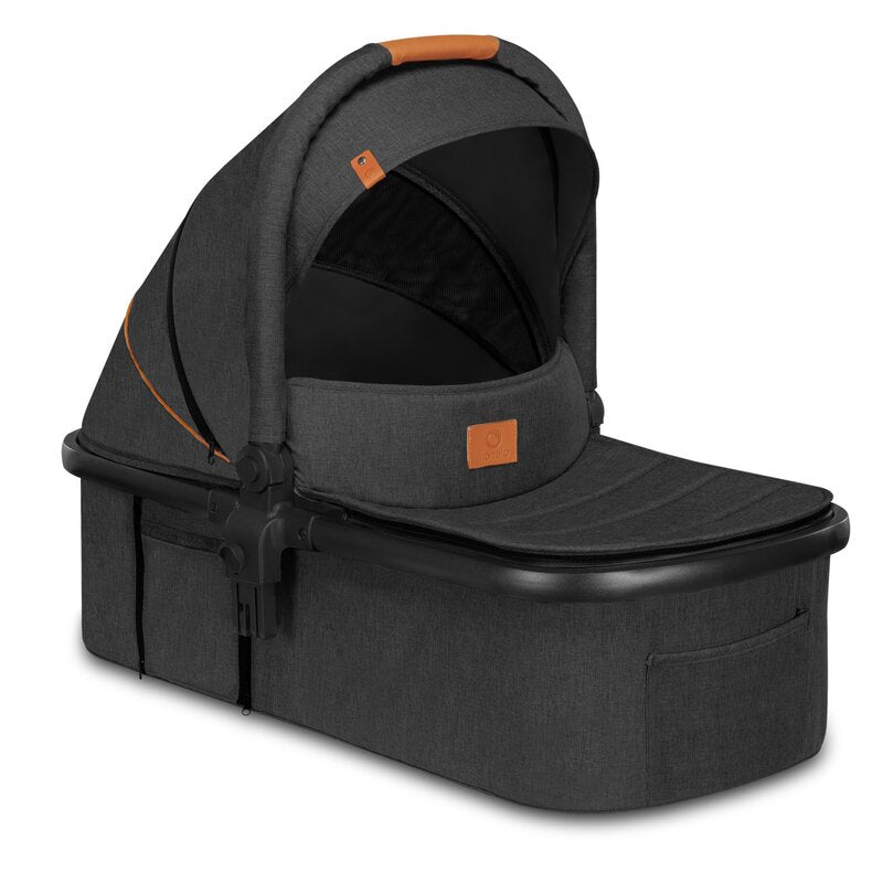 Carucior 2 in 1, Lionelo, Amber, Cadru aluminiu, Cu landou intarit si salteluta moale, Reversibil, Maner ajustabil, Huse pentru picioare, ploaie, Plasa de tantari, Geanta parinti, Pana la 22 kg, EN188