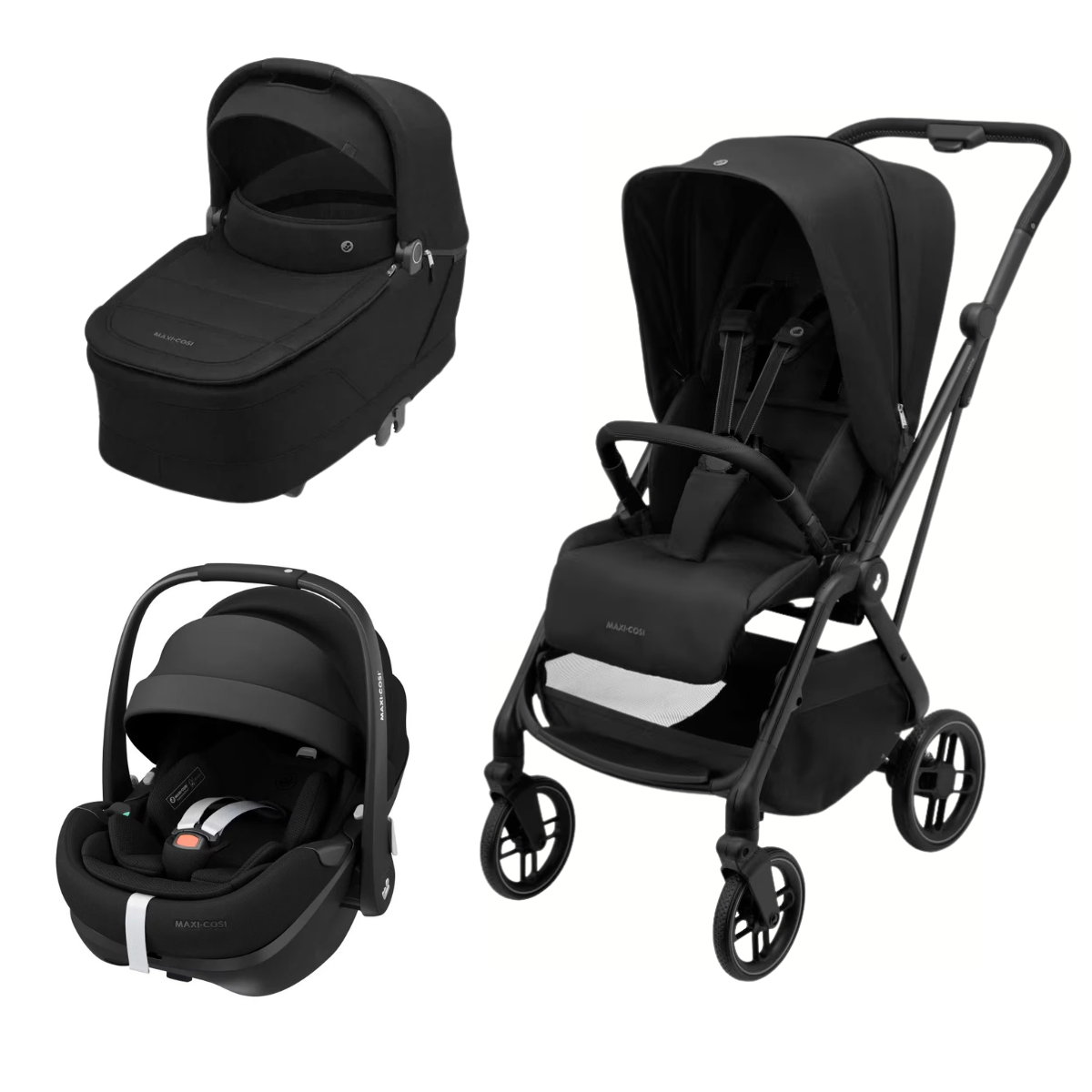 Carucior 3 in 1 Maxi Cosi Leona 2 + landou Sense + scoica Pebble 360 Pro 2