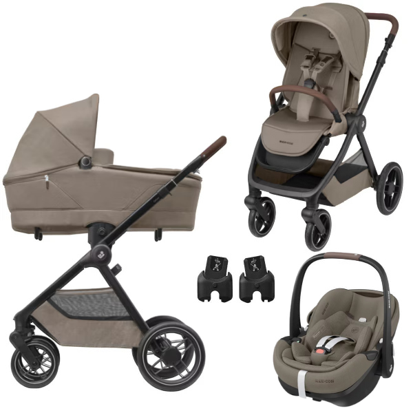 Carucior 3 in 1 Maxi-Cosi Oxford + landou Sense + scoica Pebble 360 Pro 2