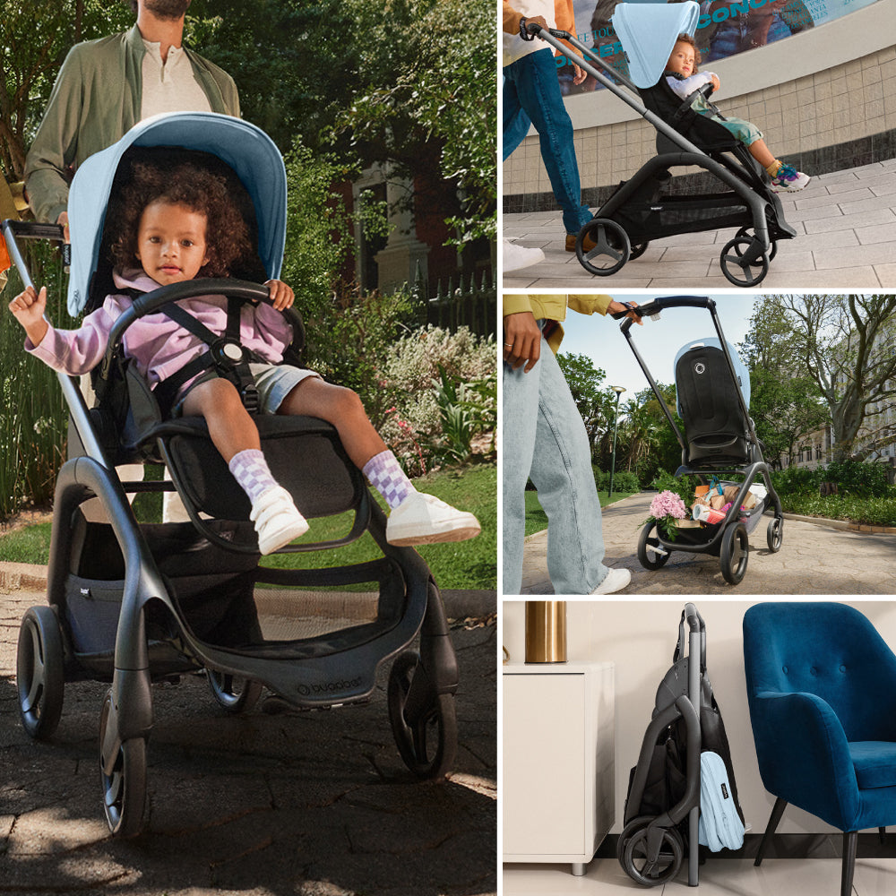 Carucior Bugaboo Dragonfly Black Desert Taupe