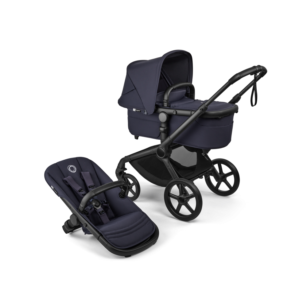 carucior bugaboo Carucior Bugaboo Fox 5 Renew Black Deep Indigo 2 in 1 – Nola Kids