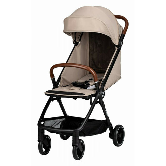 Carucior sport, FreeON, Bold, Pliabil automat, Roti cu suspensii, De la nastere pana la 22 kg, Cu spatar reglabil in 3 pozitii, Beige