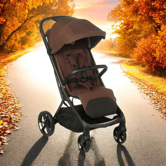 Carucior sport, Jane, Akira, Pliabil automat, Tehnologie inovatoare One-Hand Folding, 0 - 22 kg, Din aluminiu, Capotina impermeabila UPF 50+, Husa ploaie, Conform cu EN 1888-1:2018+A1:2022, Argile