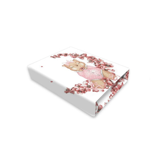 Cearceaf cu elastic, MimiNu, Pentru pat 160x80 cm, Din bumbac certificat Oeko Tex Standard 100, Design, Betty