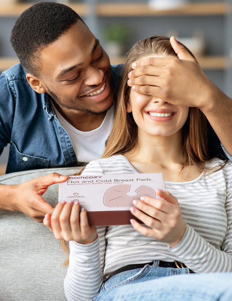 Comprese Perne pentru Sân Momcozy Reutilizabile Cald și Rece - Confort în Alăptare
