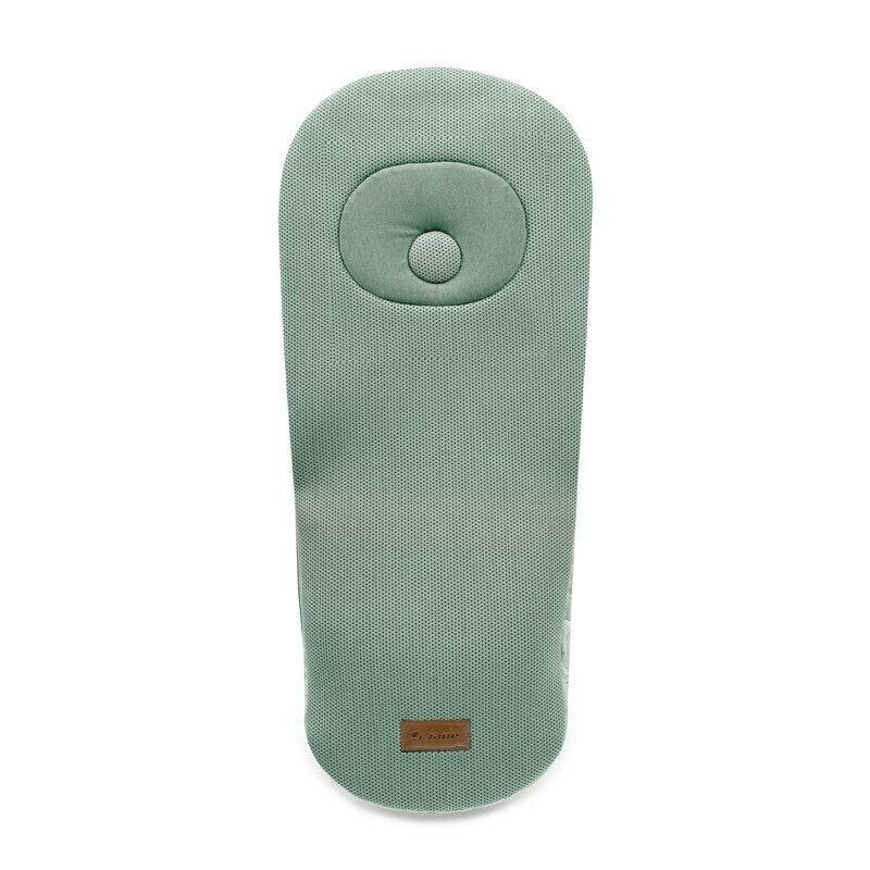 Cosulet confortabil pentru bebelusi, Jane, Joy Baby Nest, Material respirabil 3D, Cu perna pentru prevenire plagiocefalie, Botanic