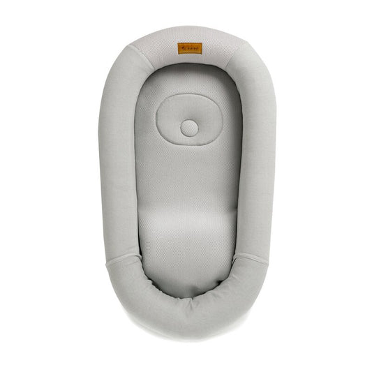 Cosulet confortabil pentru bebelusi, Jane, Joy Baby Nest, Material respirabil 3D, Cu perna pentru prevenire plagiocefalie, Star