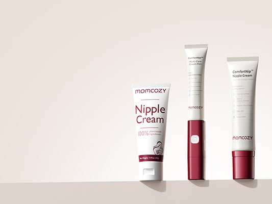 Crema Mameloane Momcozy ComfortNip cu Aplicator Ceramic Racoritor 50g