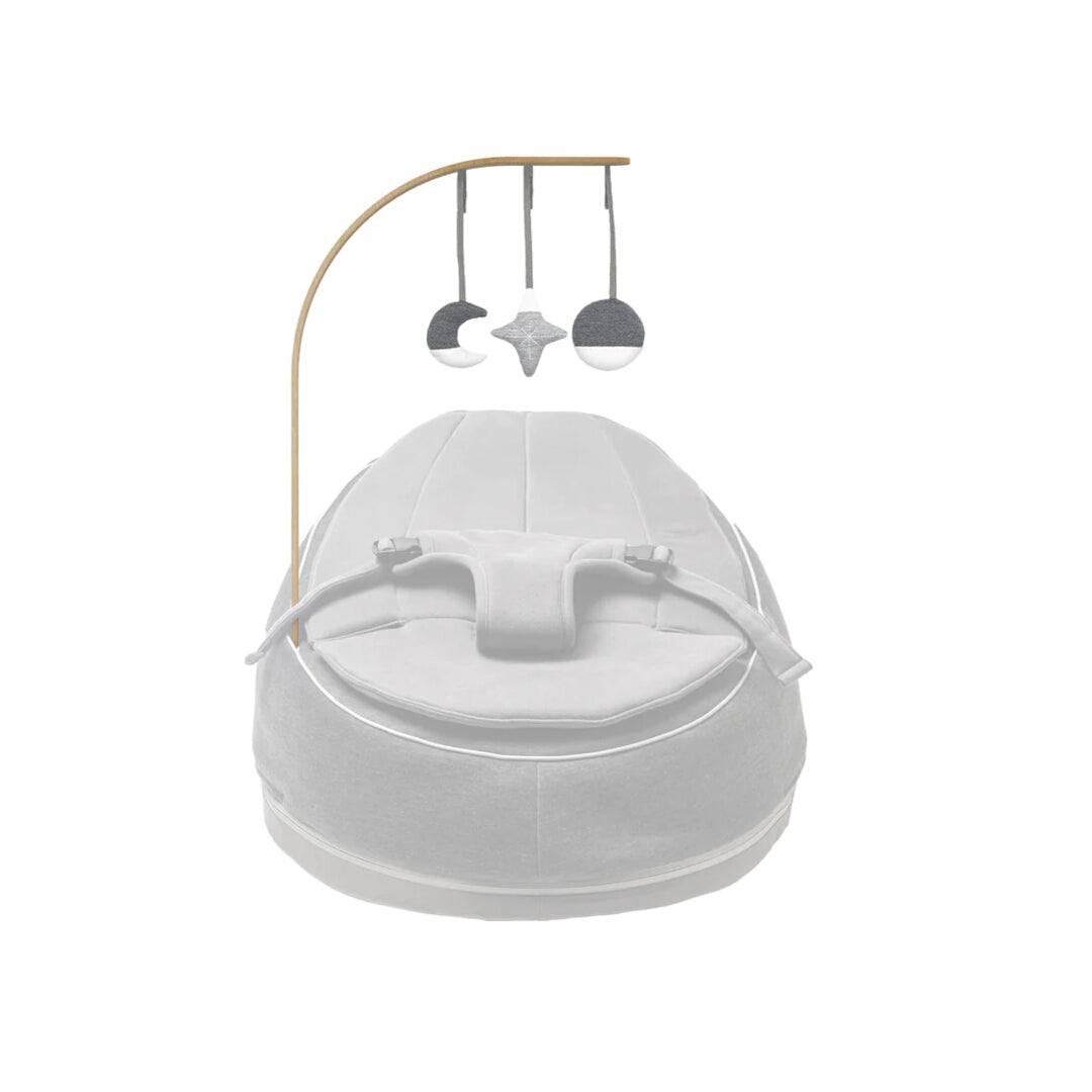 Doomoo - Bara din lemn cu jucarii pentru sezlongul Seat'n Swing