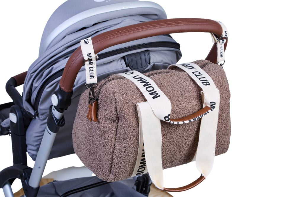 Geanta Infasat Childhome Mommy Club Signature Teddy Soft Brown 22L