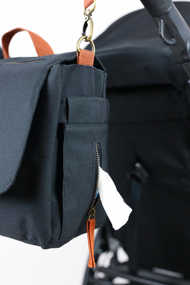 Geantă Mini Bebeluși Baby On Board Miniz Bag Black - Compactă și Elegantă