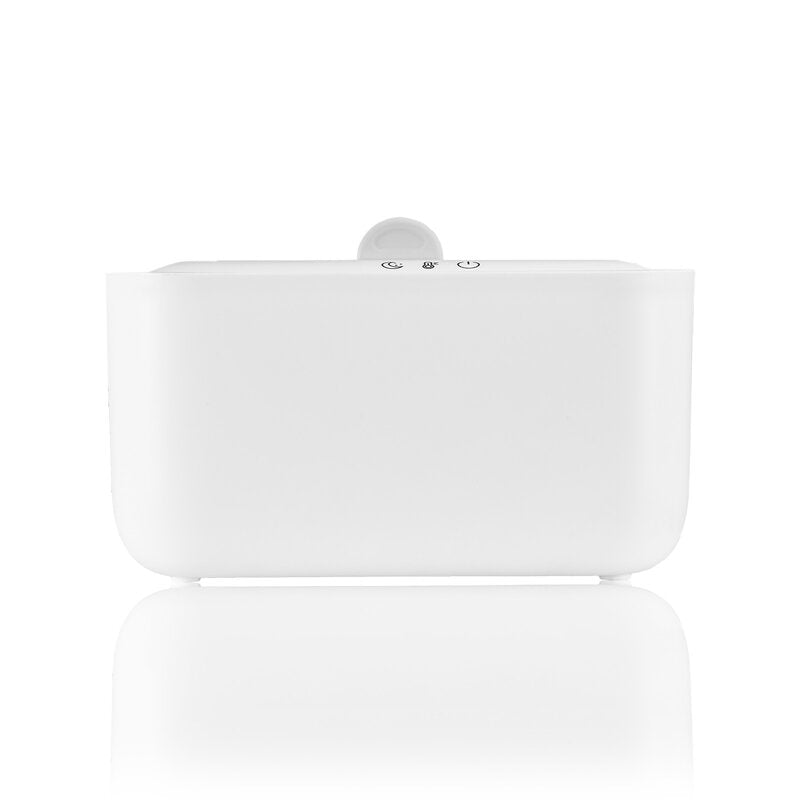 Incalzitor servetele umede, Lionelo, Babybliss, Cu 3 setari de temperatura, Loc suficient pentru un intreg pachet de servetele umede, Panou de control cu ecran tactil, Fara BPA, White