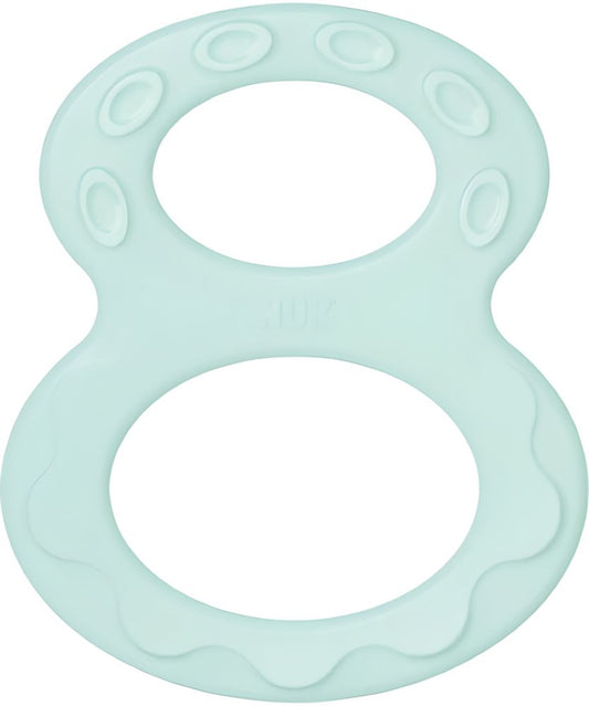 Set 2 Inele Dentiție Nuk Albastru Verde Masaj și Răcorire 0+ Luni