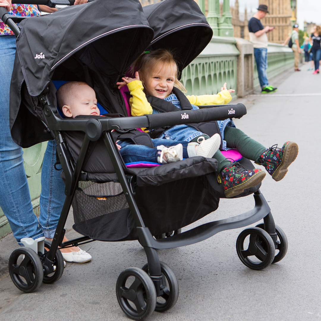 Joie - Carucior de gemeni Aire Twin Pebble