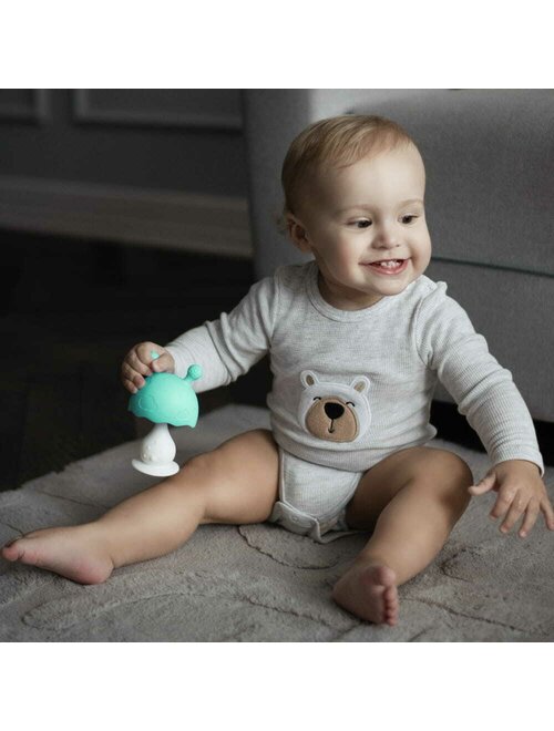 Jucărie de Dentiție Ciupercuță Bocioland Silicon BPA Free 0 Luni+ Mint